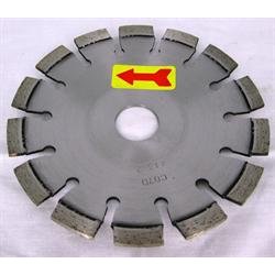 Tallerken Diamantklinge, buede snit,  230 mm